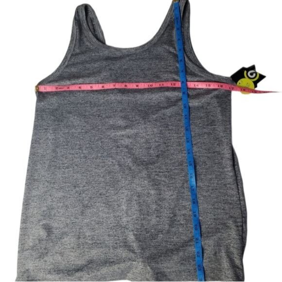 CHAMPION Womens Tank Top Small Cloud‎ Knit Heather Gray Fitness Athletic Workout - Picture 9 of 10